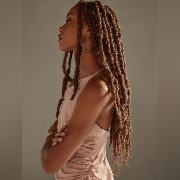 Anthropologie Ruched Asymmetrical Dress NWT - Picture 4 of 15